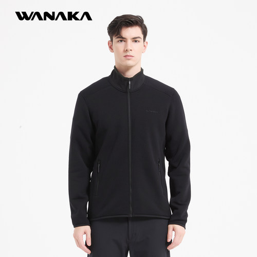 WANAKA高弹抓绒衣男士立领