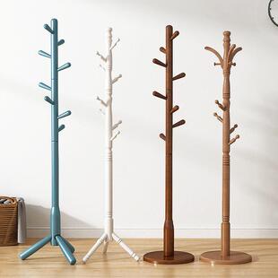 实木衣帽架挂包架子落地卧室内家用客厅立式衣架挂架进门挂衣服杆