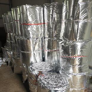 双面铝箔硅酸铝 风管防火包裹 柔性防火卷材 硅酸盐纤维防排烟