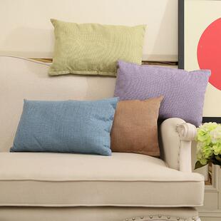 沙发抱枕套长方形靠枕靠垫套不含芯客厅靠背垫大号腰枕40x70枕头