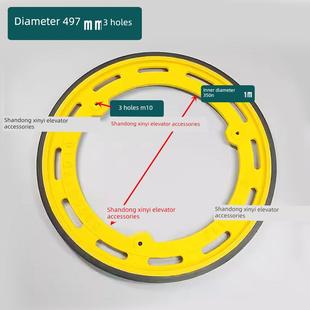 适用康力申龙电梯扶梯摩擦轮9300摩擦轮588/497*30mm扶手带驱动轮