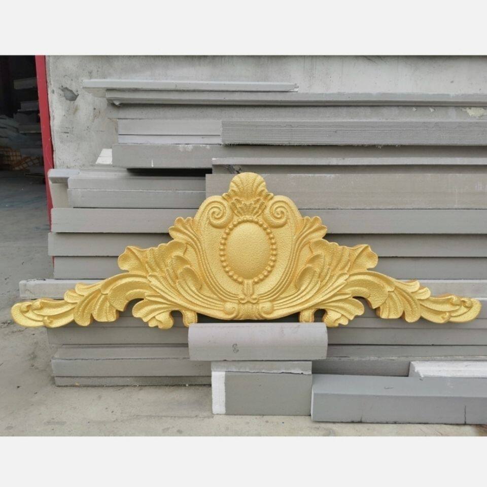 欧式外墙装饰浮雕 轻钢别墅门头三角花eps泡沫山花成品自建房装饰