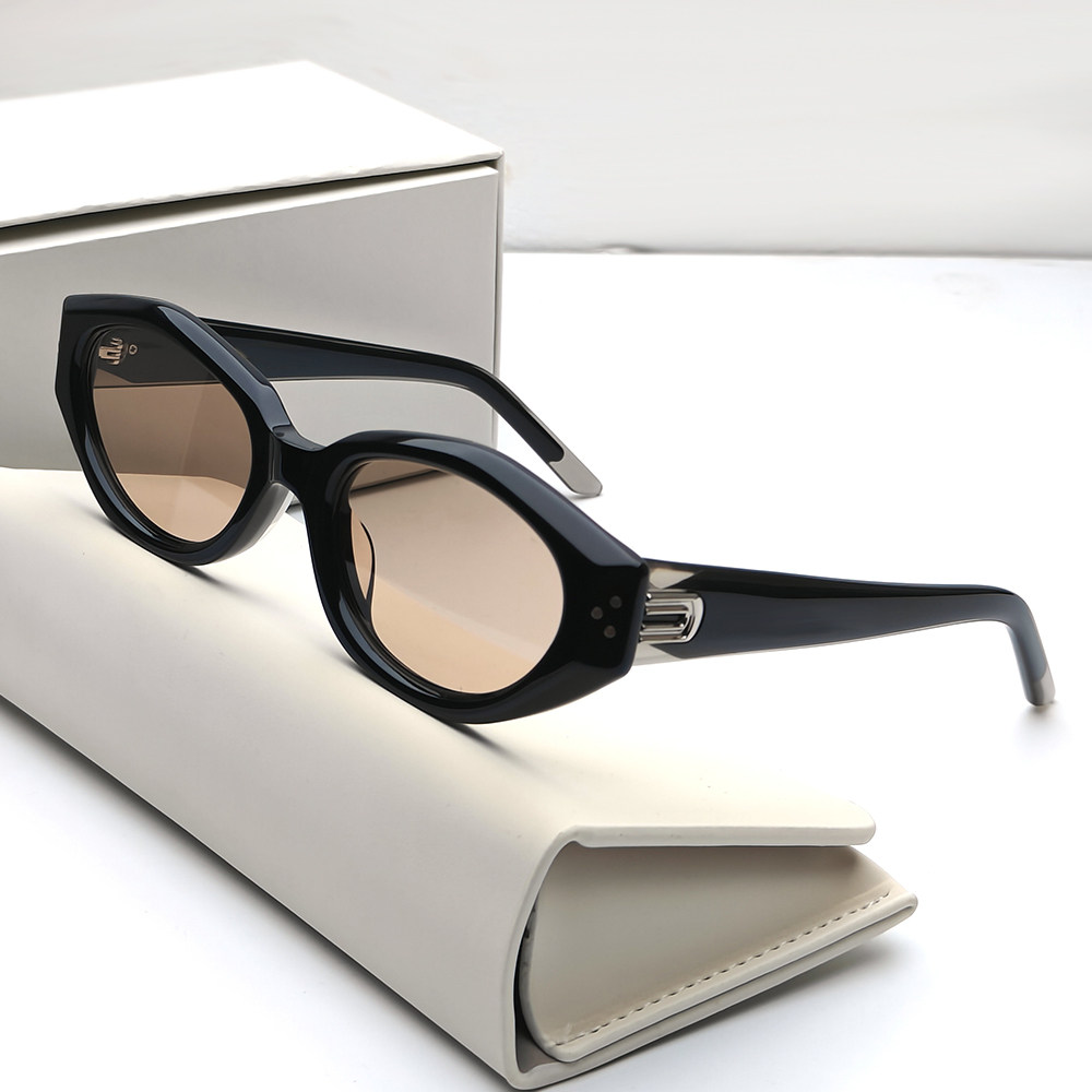 Gm Sunglasses for Women Rococo Zhang Ruonan Same Style Sunglasses for Men Anti-Uv Myopia Cat Eye Dna Sunglasses