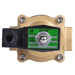 KLQD开0灵2W25 全S铜水用电磁阀气阀IP65线圈1寸电磁阀AC220V