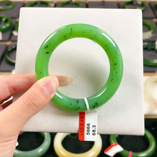 v10碧玉老料乌兰海苹果绿翠果绿色标级5455无瑕疵正价23800