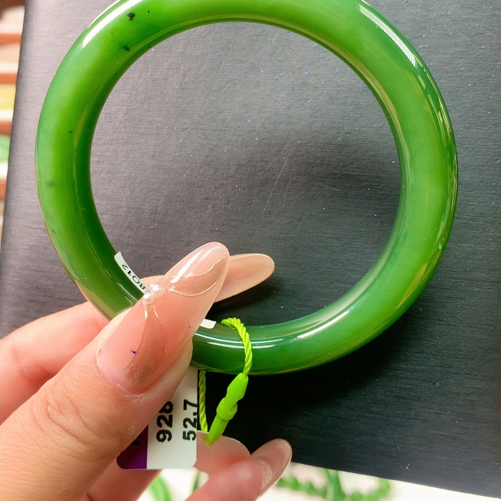 H164艳艳绿猫眼活猫58.59无纹无裂无黑红皮正价23800