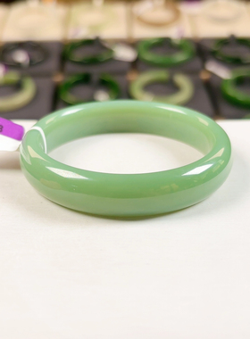 H88碧玉老料夹层料特细底粉青无黑无瑕疵5556正价58900