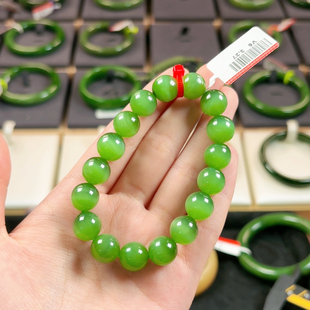 V6碧玉老料猫眼全活猫绿猫12mm无黑无包容毕业臻藏级