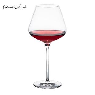 家用高脚葡萄酒杯 winestar奥地利进口无铅水晶勃艮第红酒杯欧式