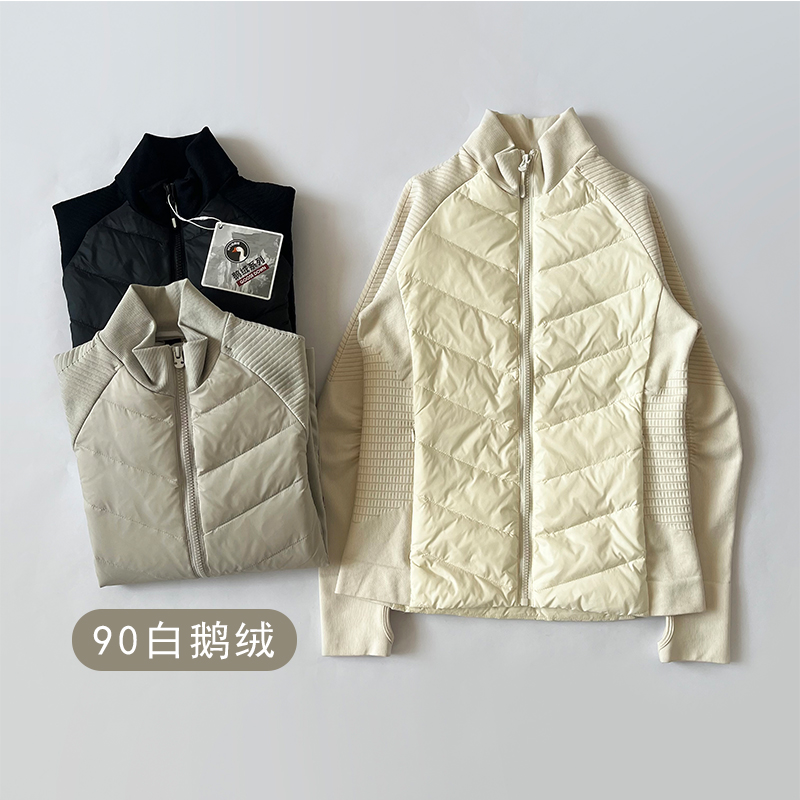 冬季女款修身保暖运动羽绒服