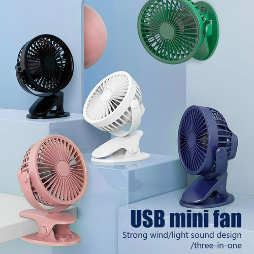 Clip Fan Stroller Rechargeable Desktop 360 Clip Desktop Fan