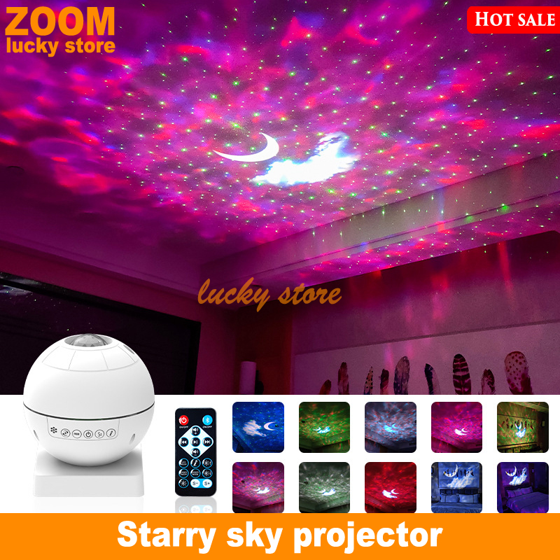 LED Starry sky projection lamp Star Night Light Projector跨