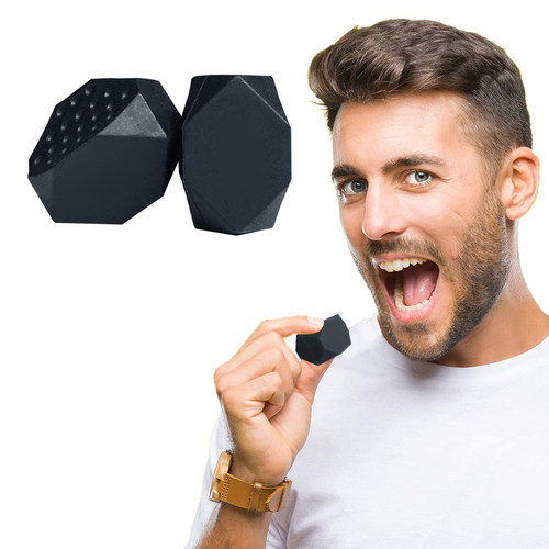 2pcs 50/60Lbs Jaw Exerciser Redefine Jawline Trainer Double