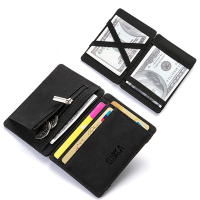 Upscale Upgrade Ultra Thin Mini Wallet Men Women Business PU