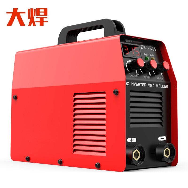 电焊机220v单电压小型ZX7-250家用工业两相电焊机6米线全套【