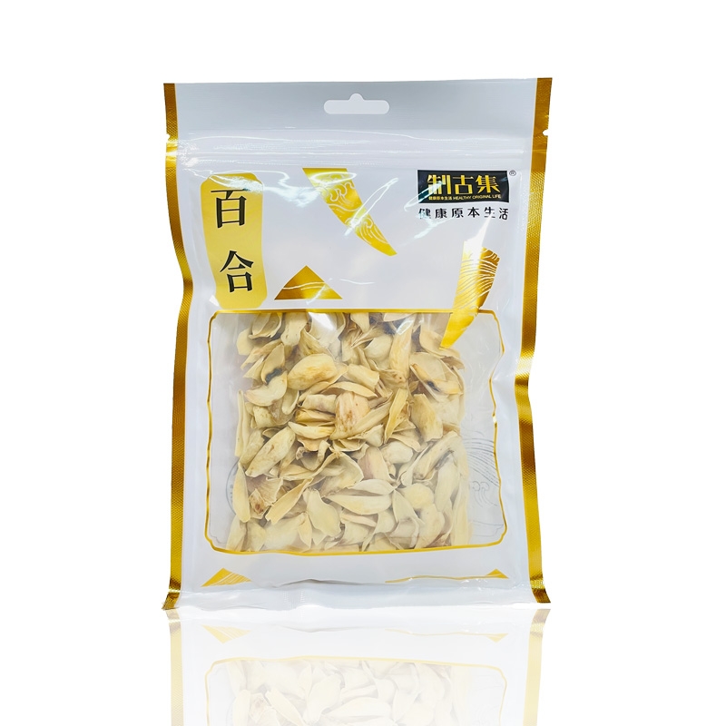 制古集 百合150g 净选干净大片肉厚干货食用泡茶煲粥百合