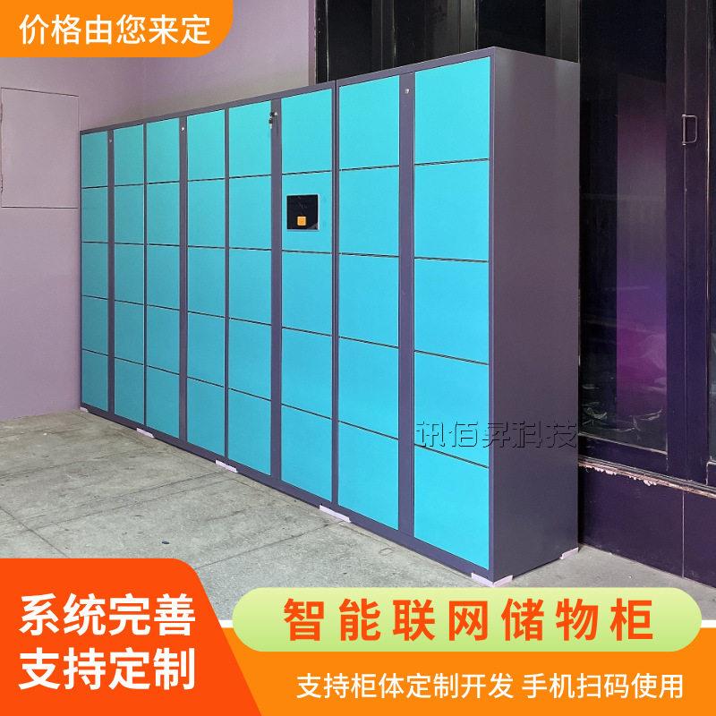 酒店智能联网储物柜景区商场共享存包柜微信扫码人脸收费管理柜