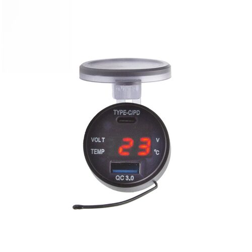 汽车摩托车改装车载QC3.0快充PD