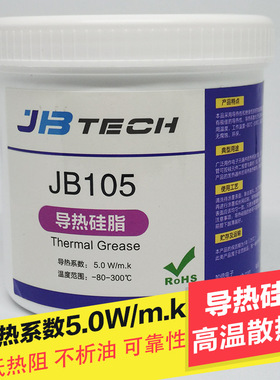 耐高温导热硅脂5.0W 灰色导热膏 散热膏 散热硅脂