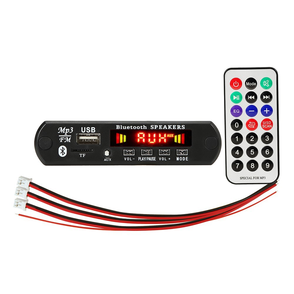 12V带功放2X25W MP3解码板彩屏带录音通话损主板带蓝牙