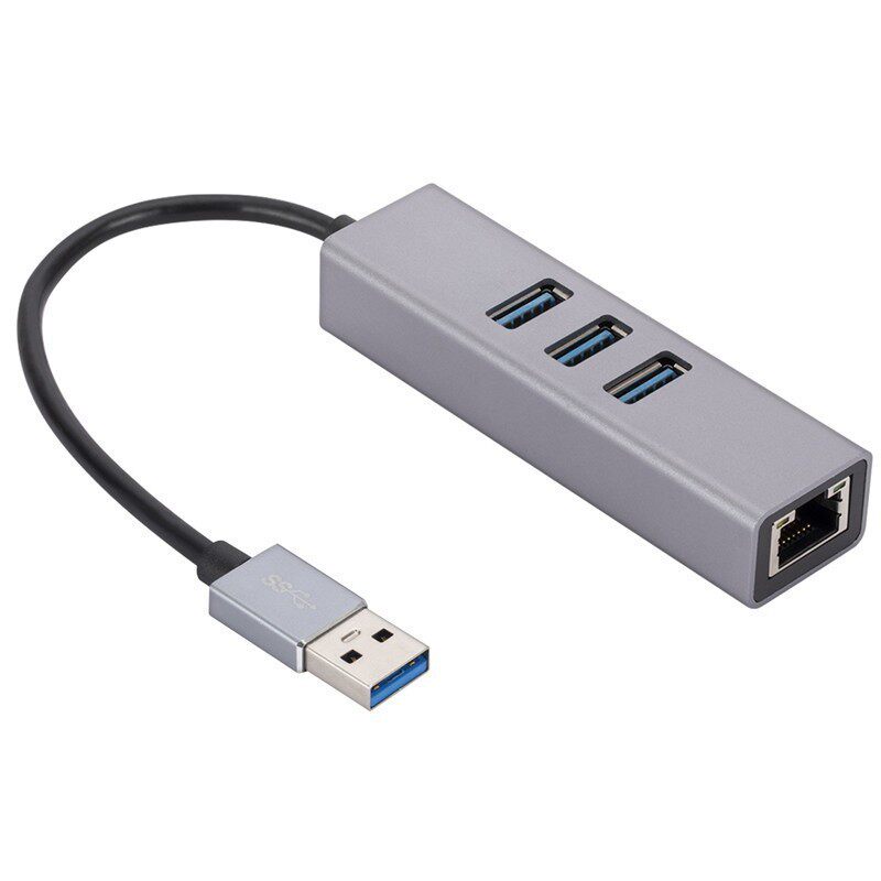UB3.0HUB千兆网卡3.0HUB+RJ45高速连接器TYPE- 千兆网卡+3.0HUB