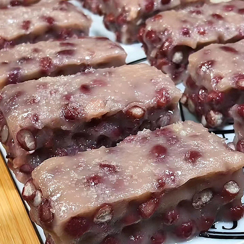 红豆糕传统糕点心儿童早餐速冻半成品食品懒人速食