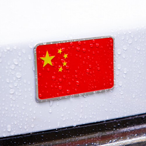 如果信念有颜色China中国红爱国文字车贴汽车后挡玻璃yyds贴纸