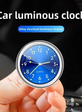 野马T70 F12 F16 F99车载时钟摆件夜光电子表时间显示表钟石英表