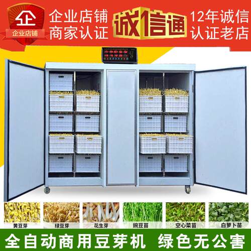 大型豆芽机全自动大容量商用日产60-2000斤豆芽菜绿豆芽催芽生芽