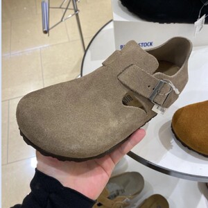 BIRKENSTOCK勃肯鞋男女同款软木底全包单鞋低帮休闲鞋London系列