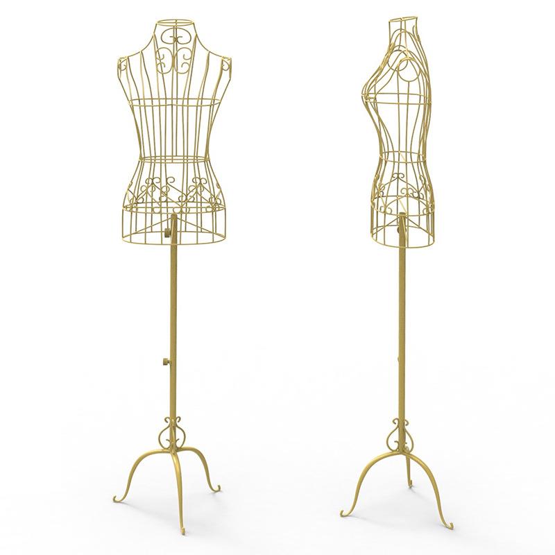 铁艺模特 女服装店道具婚纱服装架全半身金属模特衣服展示挂衣架