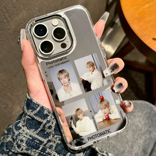 边伯贤撕拉照手机壳适用苹果17promax创意华为mate puar70EXO80ip