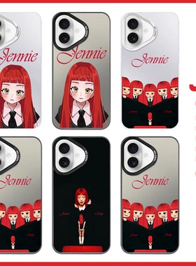 Jennie手机保护壳苹果17华为mate70同款iPhone16promax明星pura80适用小米15周边14新专辑ruby应援13金珍妮60