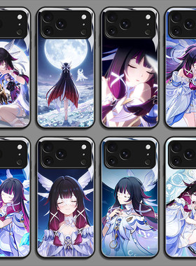 哥伦比娅少女原神水手机保护壳适用苹果17pro16plus钢化15ProMax玻璃14Air13E硅12mini胶11SE软X来图7P8max定
