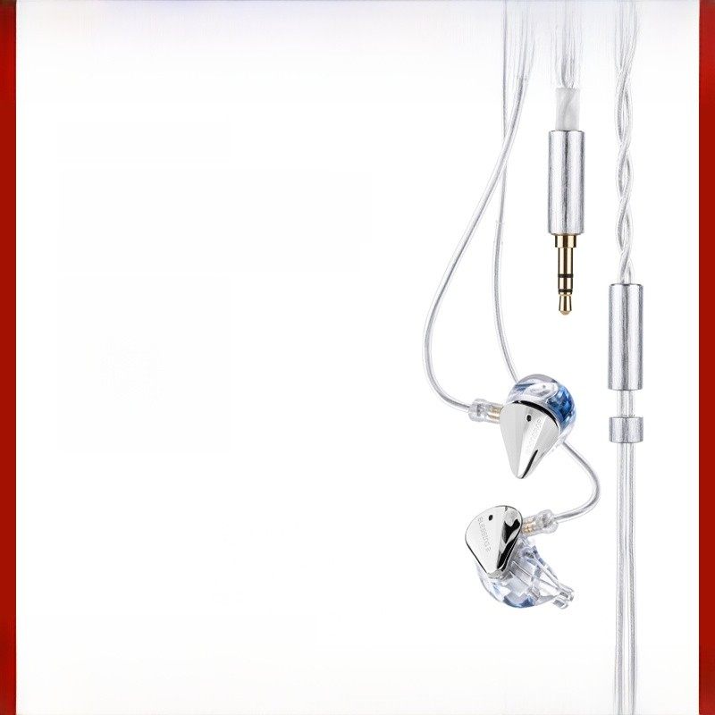 水月雨Blessing 3 圈铁标杆 两圈四铁三分频混合式监听入耳式耳机