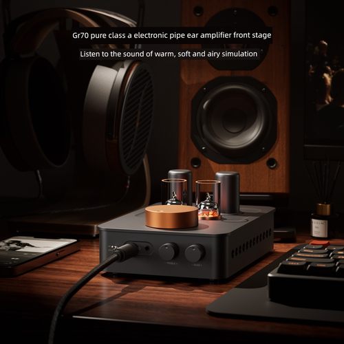 FosiAudio 耳放前级胆机一体机甲类电子管放大器高保真发烧级GR70
