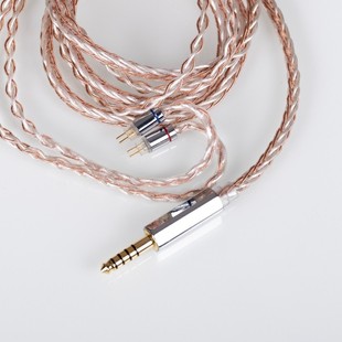 铜银混合编织发烧耳机升级线 4.4平衡 六月船歌Junebarc Muse缪斯