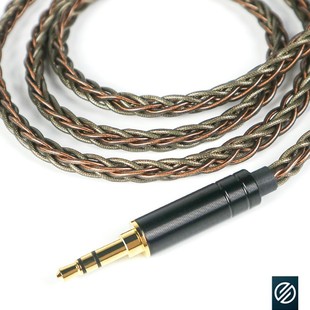 4.4镀银se846 6N单晶铜银箔丝8芯耳机升级线2.5 535 BGVP