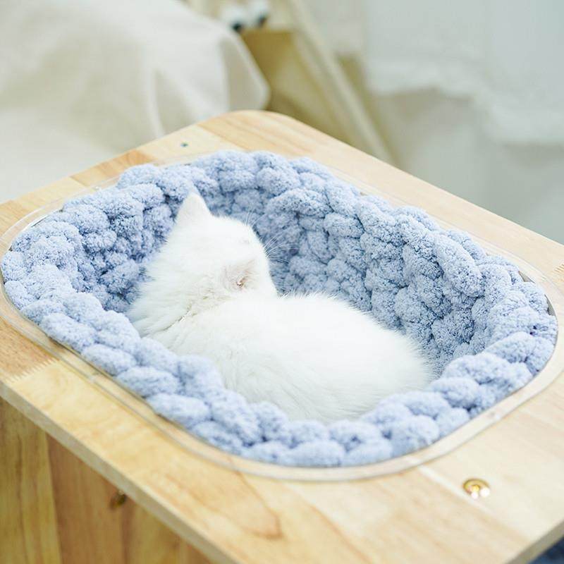 手工编织猫垫子冬季猫咪椭圆太空舱猫爬架加厚保暖睡垫宠物猫窝垫,宠物/宠物食品及用品,猫狗垫子,淘宝优惠券,粉丝福利购,淘宝优惠卷