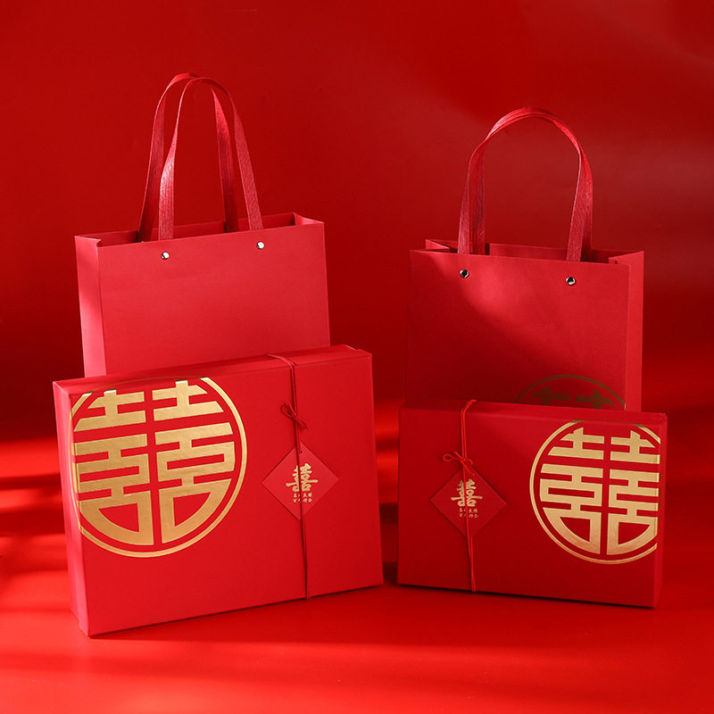结婚签到台中式婚礼创意红色硬质席位卡新款中国风婚宴布置桌卡