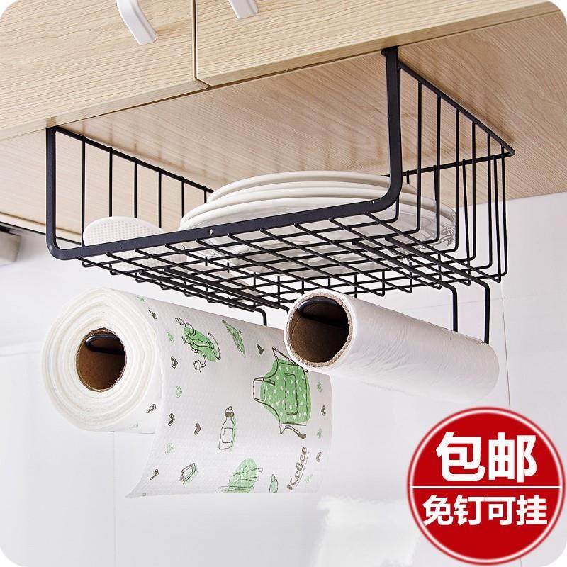 办公桌宿舍桌边下挂篮整体橱柜置物架厨房吊篮悬挂式收纳篮大号抽,收纳整理,整理架/置物架/收纳架,淘宝优惠券,粉丝福利购,淘宝优惠卷