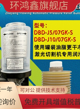 浙江流遍电动罐装油脂润滑泵DBD-J5-J10/07GK激光切割机G07-GZ1-0