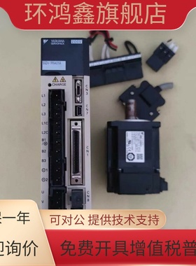 拆机5系安川200瓦伺服驱动电机套装SGDV-1R6A01A/SGMAV-02ADA21