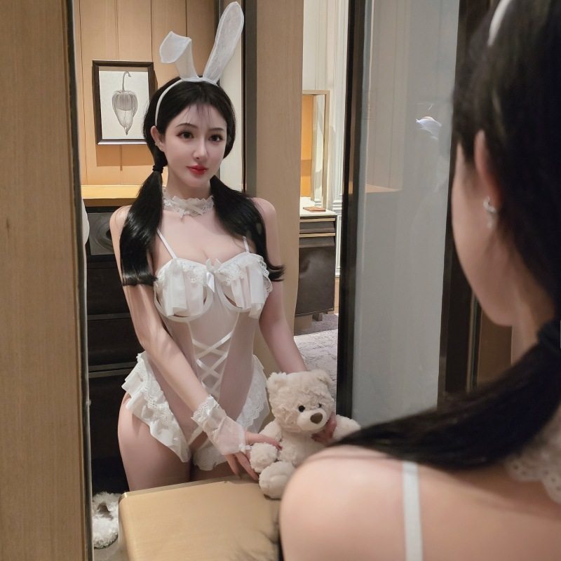 兔女郎制服紧感开裆视免睡衣