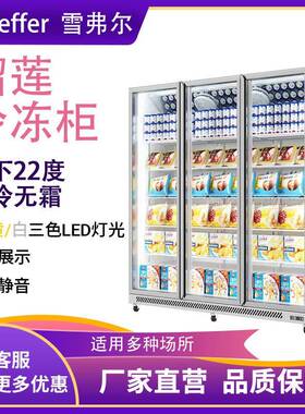 冷冻展示柜商用冰柜立式食品冻品低温速度柜冰淇淋超市冰柜