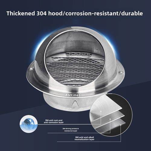 304不锈钢引擎盖外墙出风口通过墙排风出风口引擎盖排风罩抽油烟,电子/电工,室内新风系统,淘宝优惠券,粉丝福利购,淘宝优惠卷