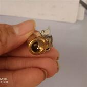 纯铜制轮胎充气夹头 气门嘴充气管 汽车气压表打气嘴胎压表夹气嘴