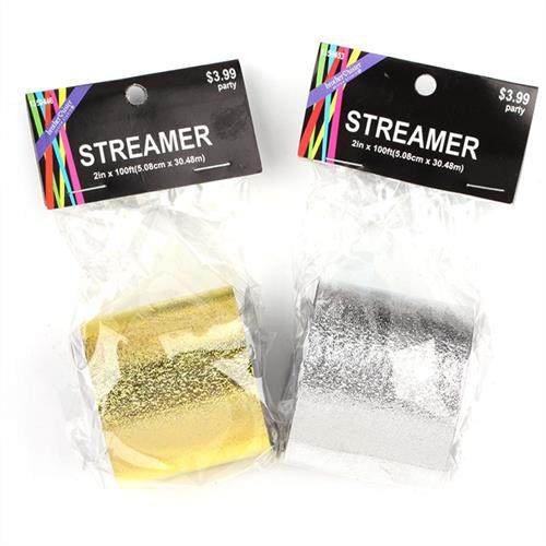 大卷金葱膜胶带卷无胶金葱缠绕带大面积金色银色装饰舞台道具等用