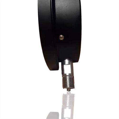 供应耐震精密压力表充油0.4级铝壳精密表YN150 60MPA 径向M20X1.5