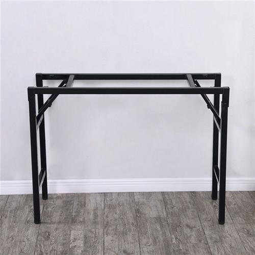 简易折叠桌脚架子课桌架桌腿办公桌架单双层弹簧架对折架支架会议